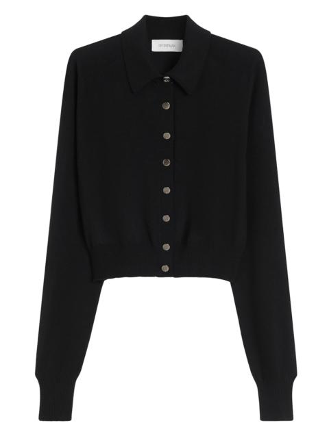 Sportmax Soft Fit Wool Cropped Cardigan