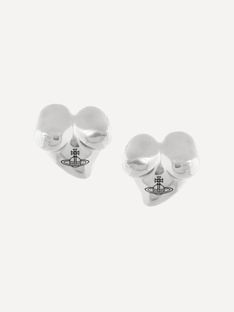 Vivienne Westwood Platinum-Tone Mimosa Stud Earrings