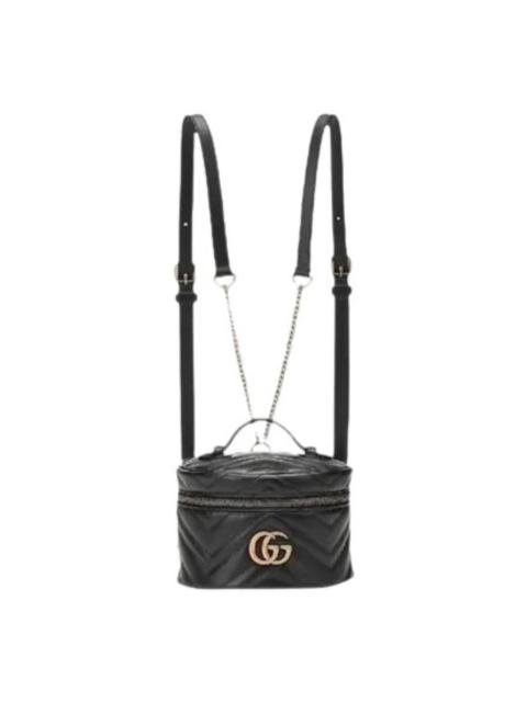 GUCCI Marmont leather backpack