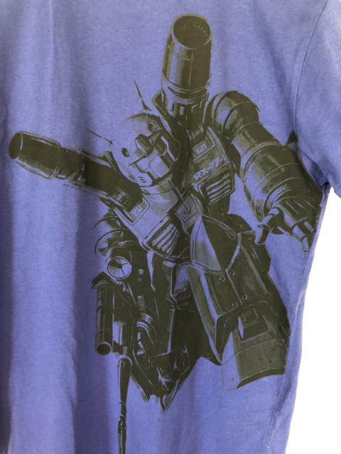 Other Designers Uniqlo - Vintage gundam illustrations t shirt space force blue shirt