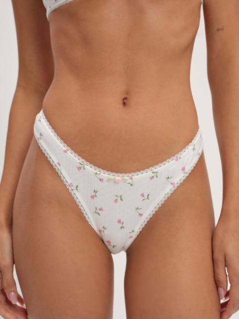 For Love & Lemons Elliana Thong Panty
