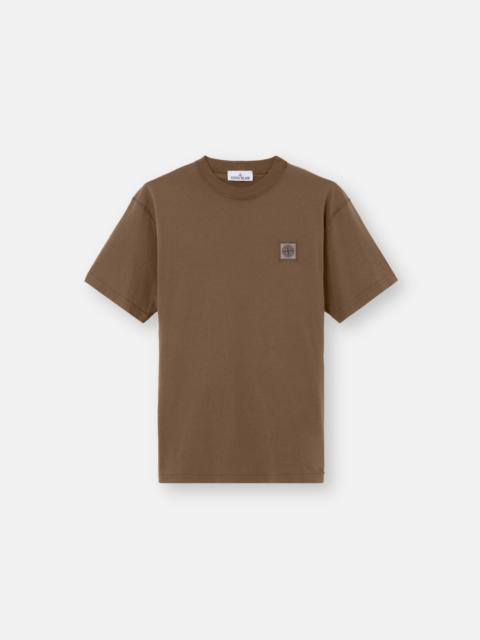 Stone Island 2100026 ORGANIC COTTON JERSEY 'FISSATO' EFFECT
