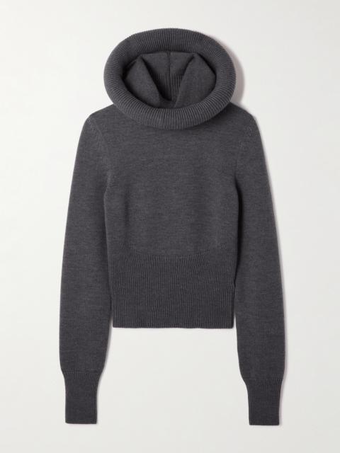 Alaïa Wool Hooded Sweater