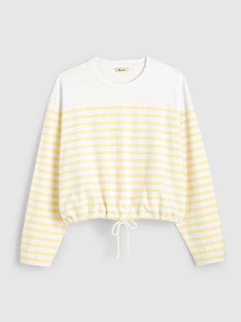 Madewell The Perfect Tie-Waist Tee in Allday Jersey