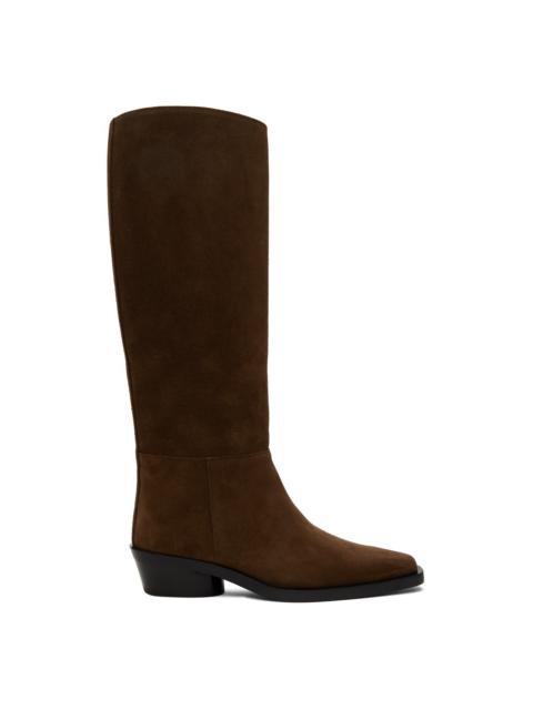 Proenza Schouler Brown Bronco Tall Boots