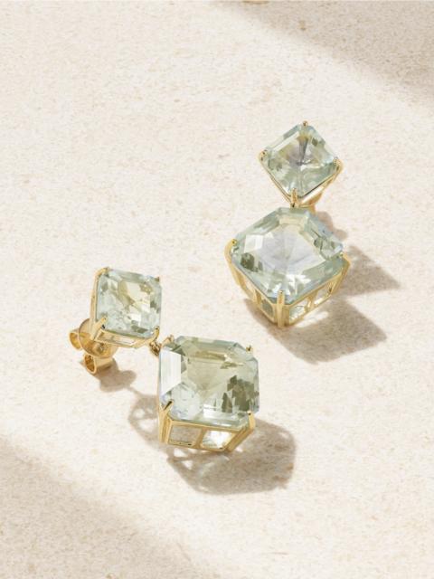 MATEO 14-karat Gold Amethyst Earrings