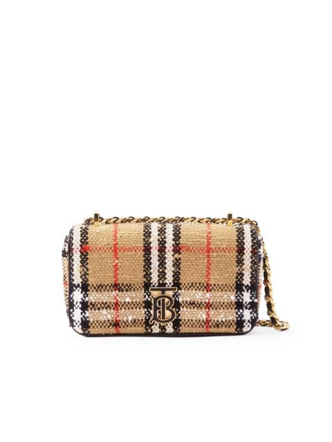 Burberry Mini Lola Bag in Burberry Check Monogram
