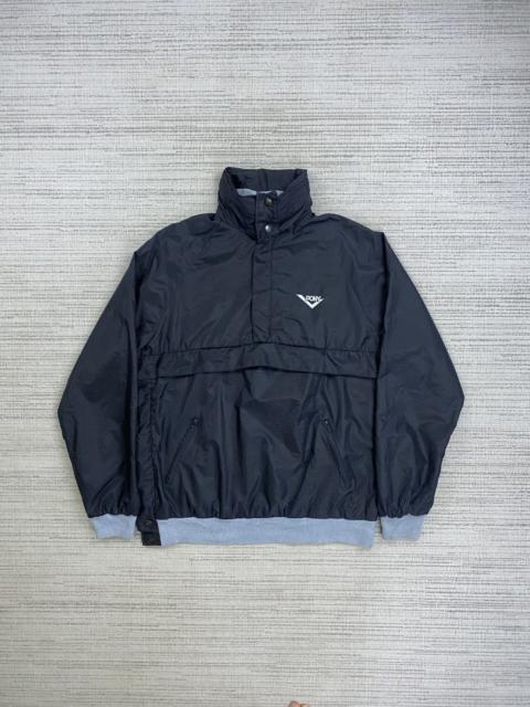 Other Designers Japanese Brand × PONY × Vintage - Vintage 90s Pony Casual Black Nylon Anorak Jacket