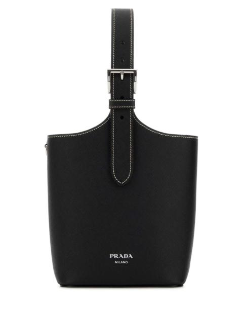 Prada Prada Women Black Leather Shoulder Bag