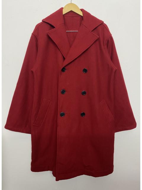 ISSEY MIYAKE I.S. Sunao Kuwahara Wool Double Breasted Trench Jacket