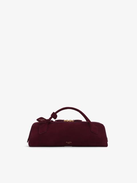 Alaïa LE TECKEL CLUTCH IN SUEDE GOATSKIN
