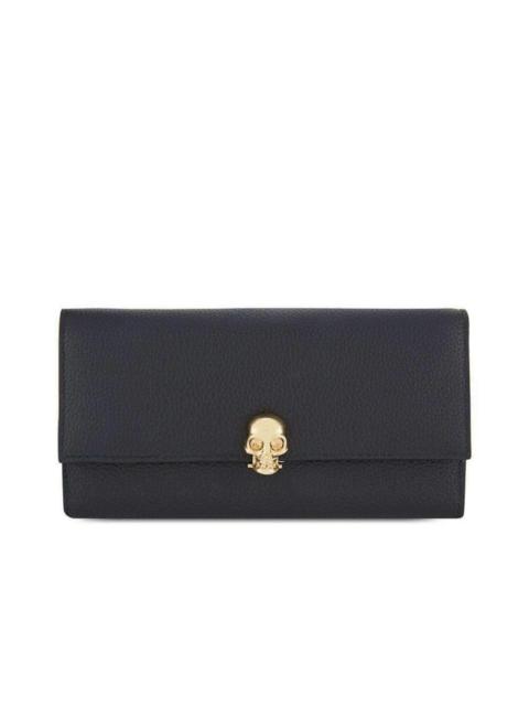 Continental Scull Leather Wallet