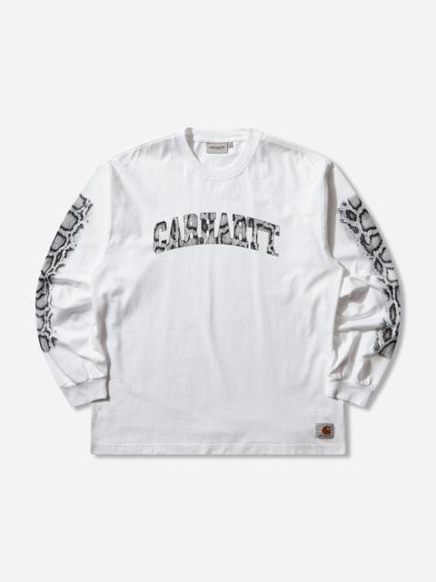 Carhartt Men's Camo Snake Longsleeve T-Shirt White