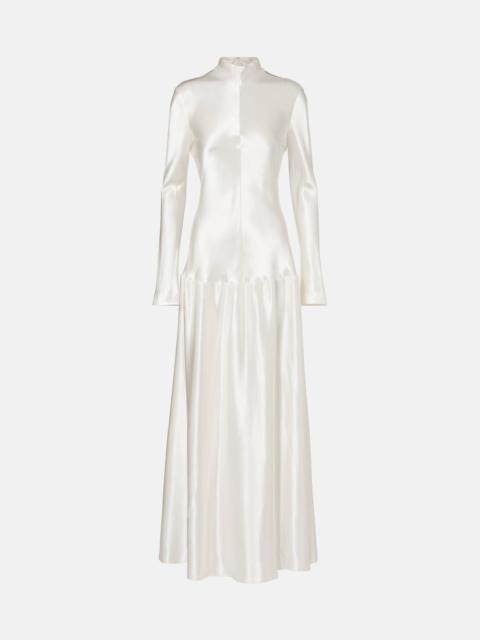FFORME Mila satin maxi dress