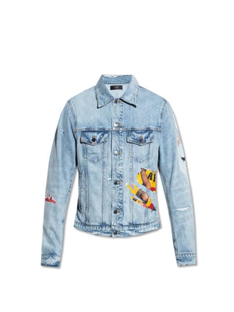 AMIRI Amiri Playboy Magazine Trucker Denim Jacket Men