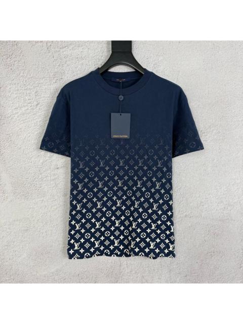 Louis Vuitton Louis Vuitton Blue Gradient Logo T-Shirt
