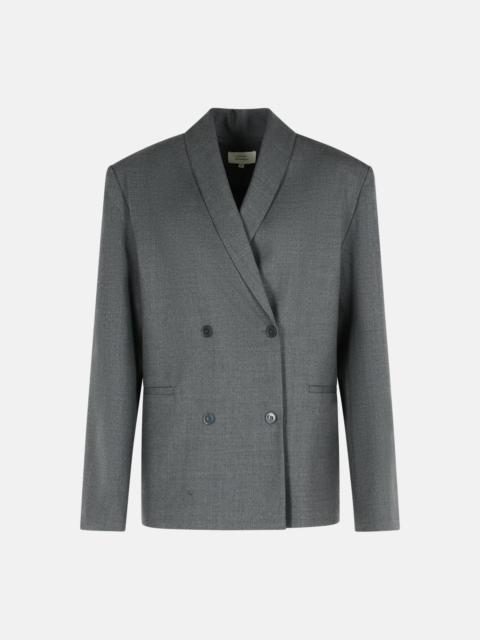 Loulou de Saison 'SANCIA' GRAPHITE VIRGIN WOOL BLAZER