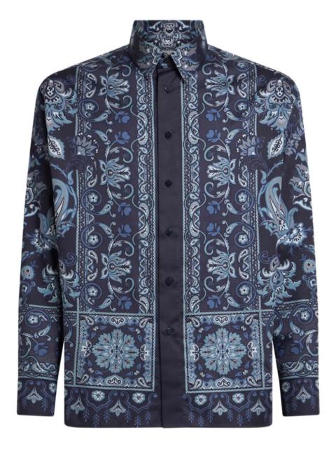 Etro Paisley-Print Cotton Shirt