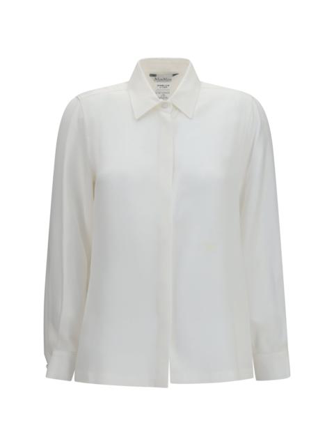 Max Mara Max Mara Geranio Crepe De Chine Shirt Vela