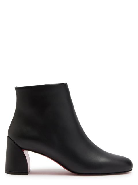 Christian Louboutin Christian Louboutin Jane Booty 55 Leather Ankle Boots