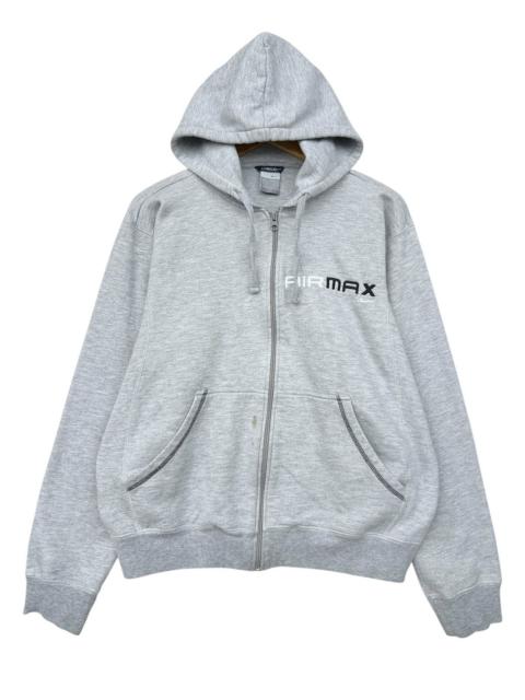 Nike VintageY2K Nike AirMax Embroidered Logo Zipper Baggy Hoodie