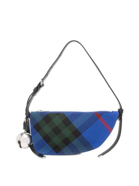 Burberry Burberry Blue Canvas Check Shield Mini Shoulder Bag, Never Carried (Authentic
Pre-Loved)