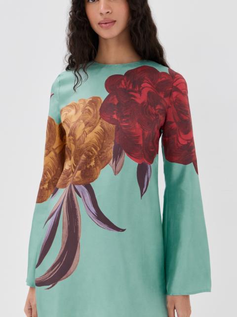 La DoubleJ Mini Supremes Silk Swing Dress