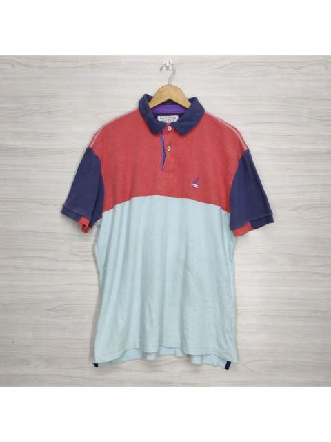 Other Designers Vintage Nautica Polos Stripes Colorblock