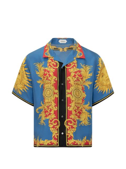 VERSACE Versace Collared Print Shirt