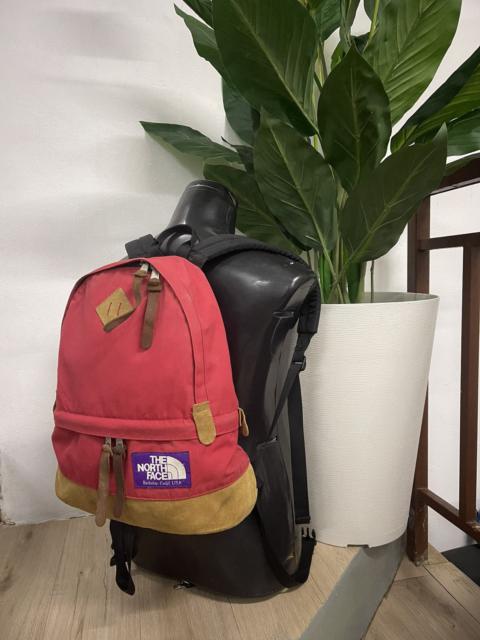 The North Face Purple Label leather base bagpack