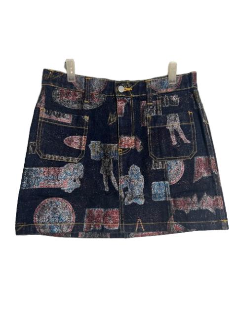 Other Designers Hysteric Glamour - 🔥VERY RARE🔥Hysteric Glamour Racing Logo Bling Mini Skirt