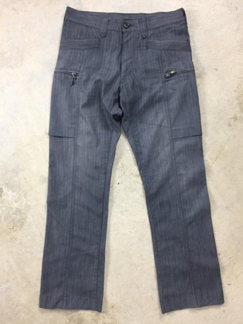 Other Designers Vintage - Male&Co. Slack Zipper Cargo Striped Pant Vintage