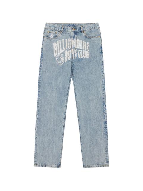BILLIONAIRE BOYS CLUB ARCH LOGO GRAPHIC JEANS