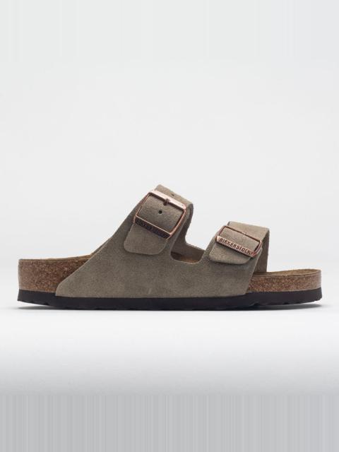 BIRKENSTOCK Birkenstock Arizona Suede Leather Narrow Unisex Taupe