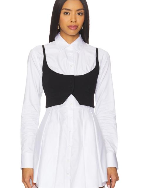 Fleur du Mal Maxwell Crop Vest