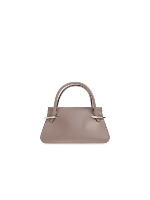 Givenchy GIVENCHY Pinch Taupe Leather Mini Shoulder Bag New And Authe
