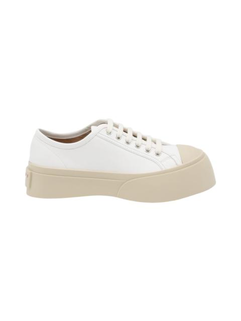 White Leather Pablo Sneakers