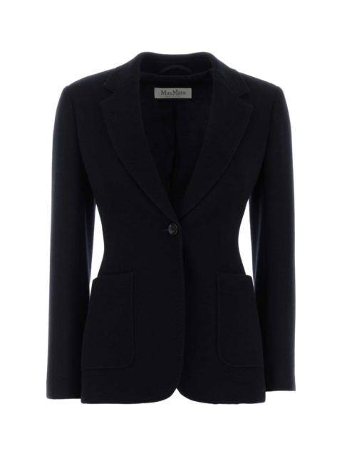 Max Mara Midnight Blue Wool Utilita Blazer