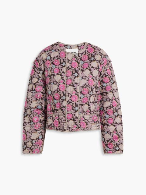 Isabel Marant Étoile Gelio quilted printed cotton jacket