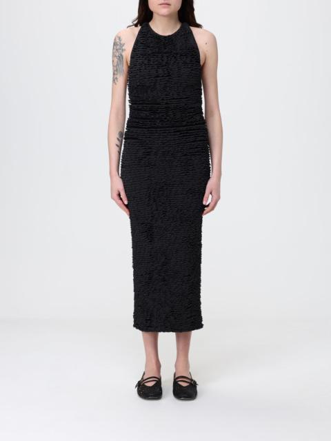 Max Mara Max Mara Women Max Mara Viscose Midi Dress With Ruffles
