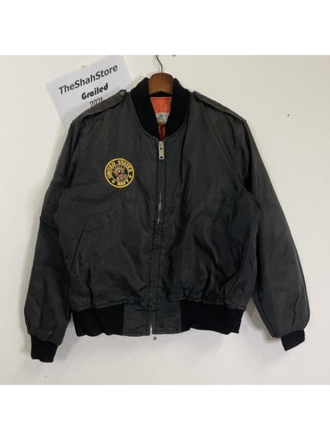 Other Designers Vintage United States Navy Embroidery Logo Jacket