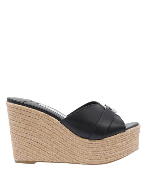 JIMMY CHOO Jimmy Choo Women Leda Wedge Sandals