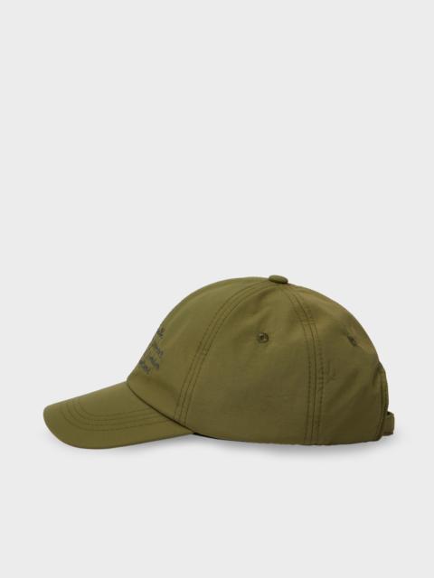 Paul Smith Khaki 'Floral Street' Cap