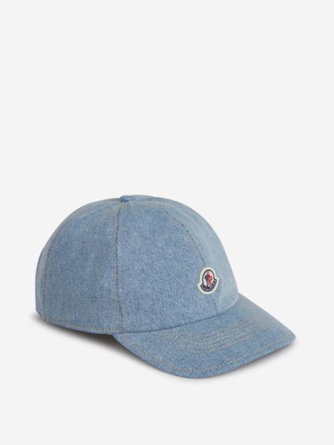 Moncler DENIM LOGO CAP