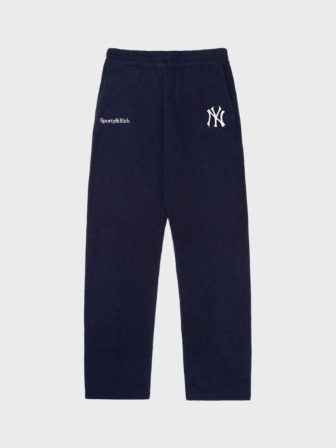 Sporty & Rich Pants Heritage Yankees Cashmere  Navy