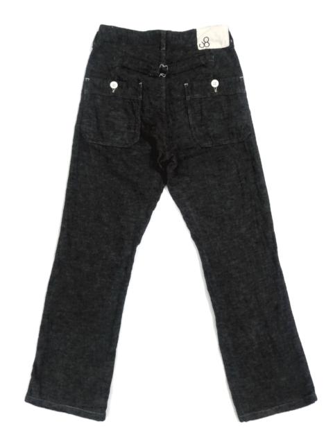 Other Designers RARE! JOHN BULL KOJIMA BLACK BUCKLE BACK PANTS
