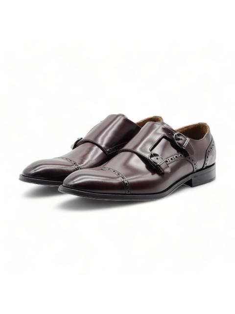 Other Designers Bruno Magli - Bruno Magli Alfeo Double Monk Strap in Burgundy