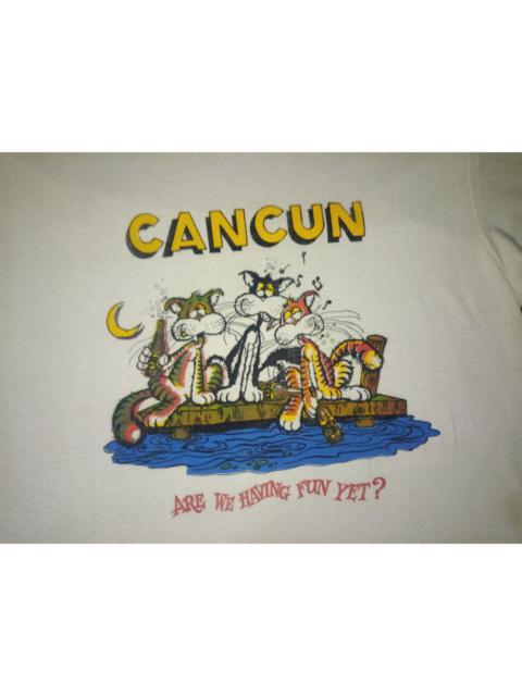 Other Designers Vintage - Vtg Cancun Drunken Cats funny jokes
