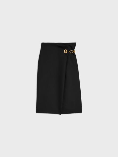 CELINE midi skirt IN mohair wool