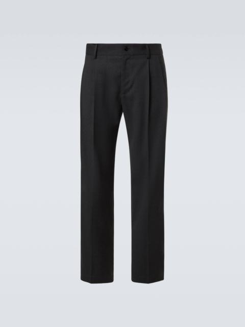Dolce & Gabbana Wool-blend straight pants
